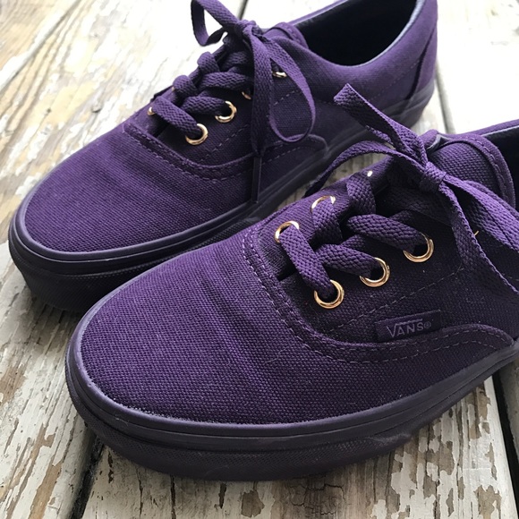 solid purple vans